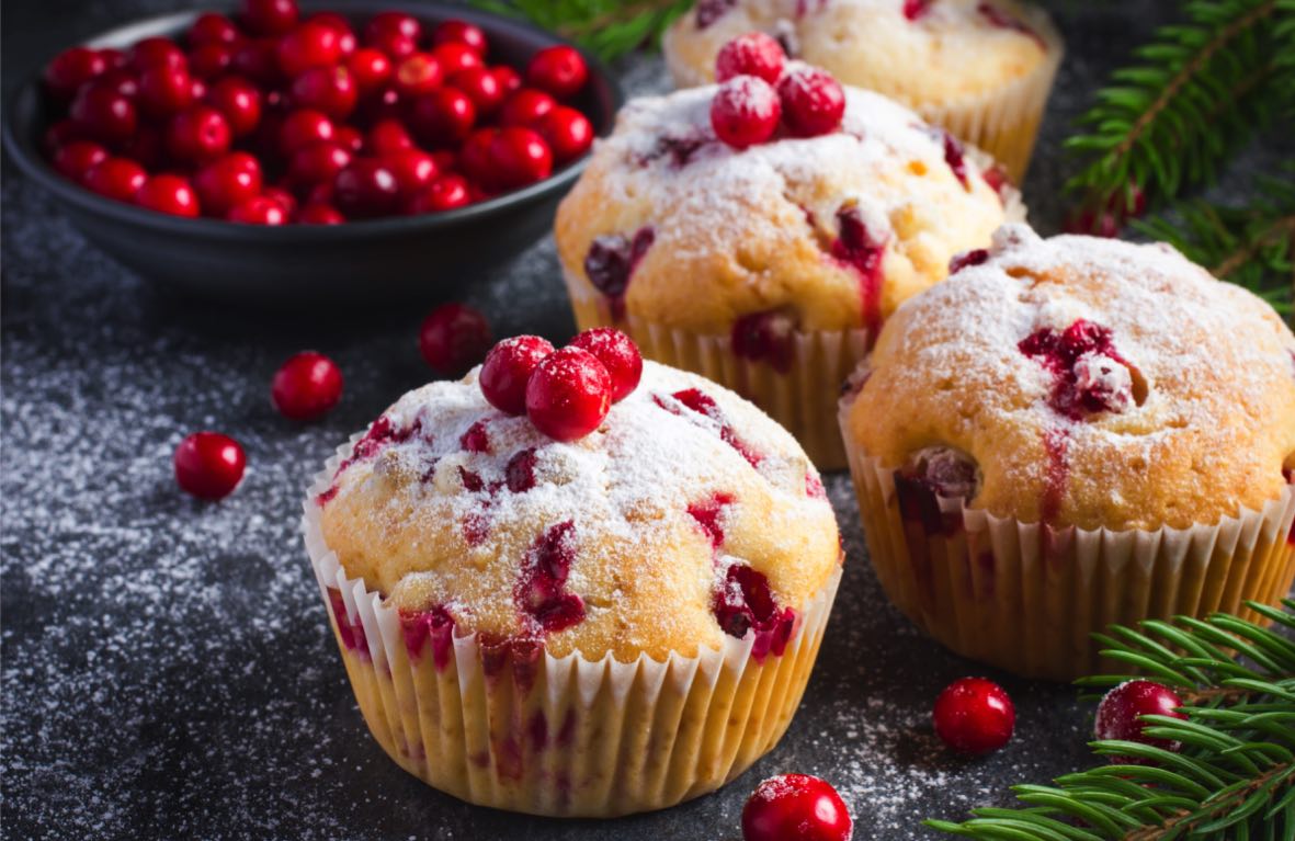 muffins aux cranberry